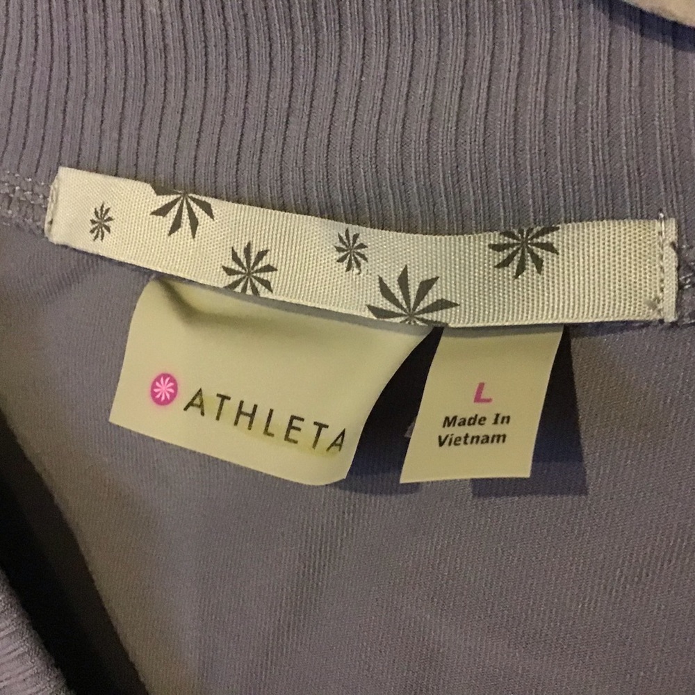 Athleta Full Zip Jacket V-Neck - Picture 3 of 7